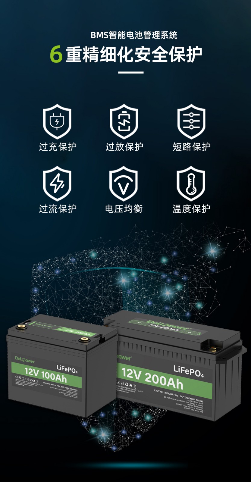 黄金城B0128A 12V铅改锂 磷酸铁锂储能电池_05